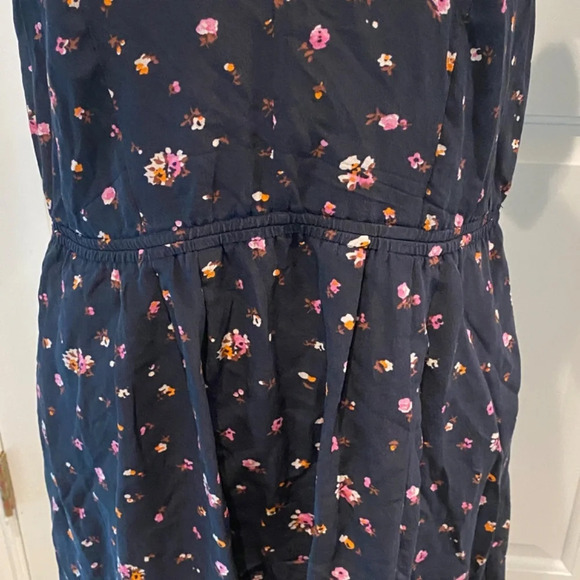 Rebecca Taylor Flutter Sleeve Dress navy Multicolor 16785 - Picture 4 of 9